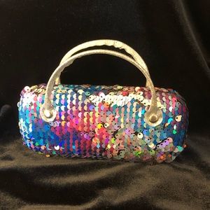 Sequin Hard Case Eyeglass Case